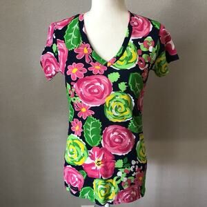 Simply Southern Garden Floral Top NWT
